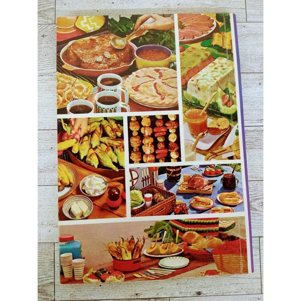 Barbecues and Picnics Cookbook 1963 Hardcover Better Homes & Gardens Retro-Core‎